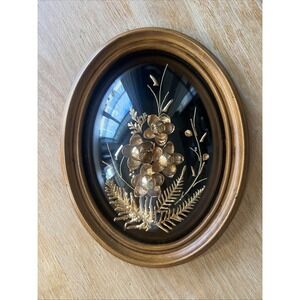 Real Hawaiian Flowers And Leaves 24k Gold Picture Handcrafted In Maui Hawaii